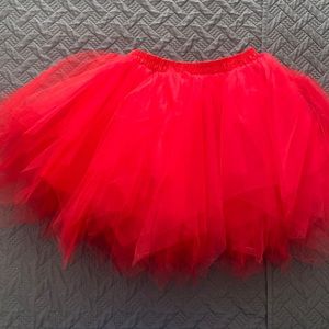 Red Tutu 100% tulle